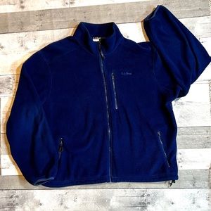 LL Bean Men’s full zip fleece